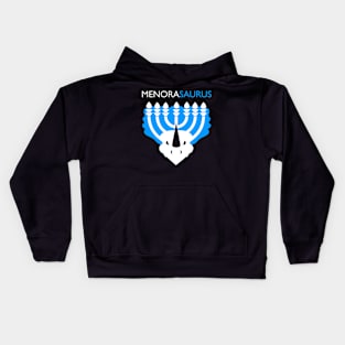 Menorasaurus Funny Hanukkah Joke Kids Hoodie